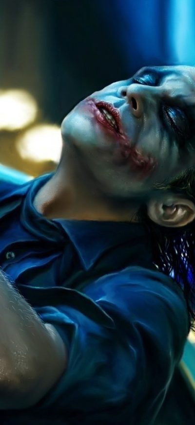 Fond d'écran The Dark Knight Joker Artwork sur iPhone