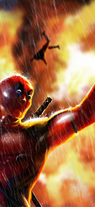 Fond d'écran iPhone Deadpool Artistic