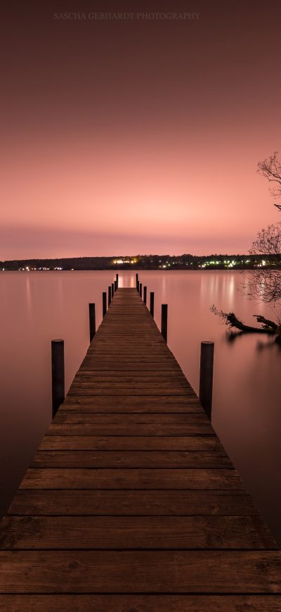 Fond d'écran iPhone Pier Beautiful Silent View 8k