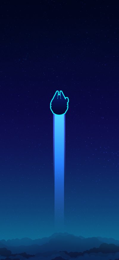 Fond d'écran iPhone Falcon Minimal 4k