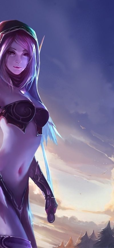 Fond d'écran iPhone World Of Warcraft Anime Girl