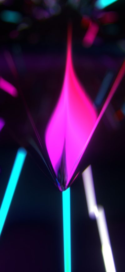 Fond d'écran iPhone Neon Glow Abstract