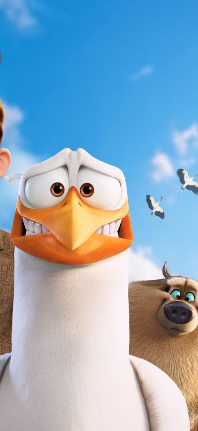 Fond d'écran iPhone Storks Animated Movie 5k