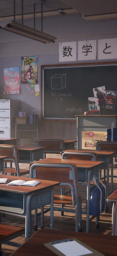 Fond d'écran iPhone Japanese Classroom 4k