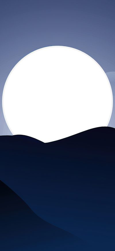 Fond d'écran iPhone Moonset 5k