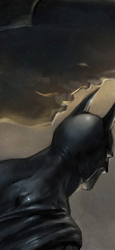 Fond d'écran iPhone Batman Among The Gargoyles 4k