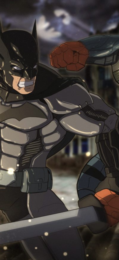 Fond d'écran iPhone Batman Vs Deathstroke Artwork
