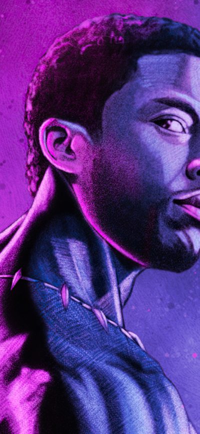 Fond d'écran iPhone Chadwick Aaron Black Panther