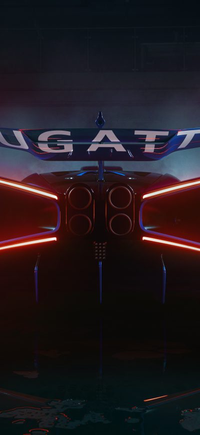 Fond d'écran iPhone Bugatti Bolide 2021 New