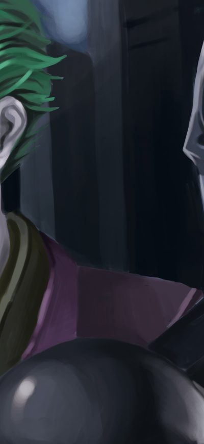 Fond d'écran iPhone Batman And Joker Artwork