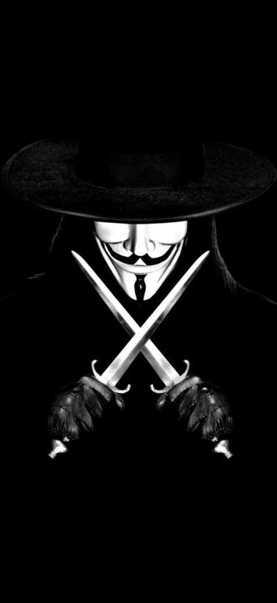 Fond d'écran iPhone Anonymus Vendetta Sword