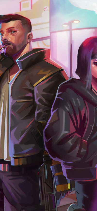 Fond d'écran iPhone Cyberpunk 2077 New