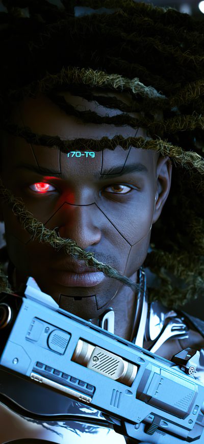 Fond d'écran iPhone Cyborg Boy 8k
