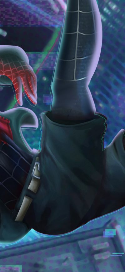 Fond d'écran iPhone SpiderMan Into The Spider Verse New Art 4k 2019