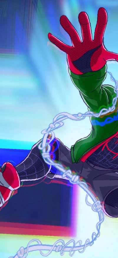 Fond d'écran iPhone SpiderMan Into The Spider Verse Movie Artworks 2018
