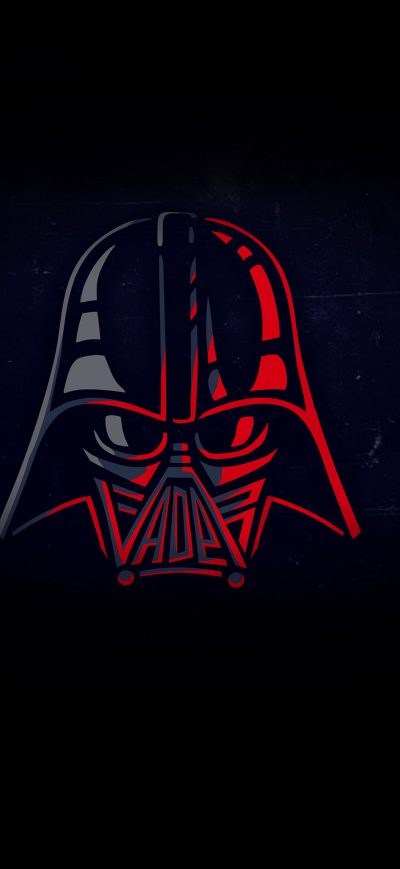 Fond d'écran iPhone Darth Vader Minimal 4k