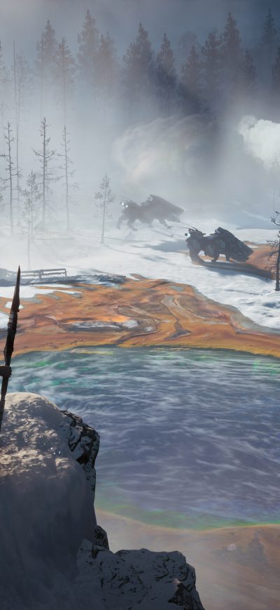 Fond d'écran iPhone Horizon Zero Dawn The Frozen Wilds Screen