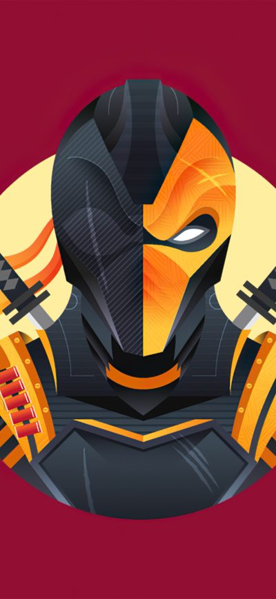 Fond d'écran iPhone Deathstroke 4k Minimal