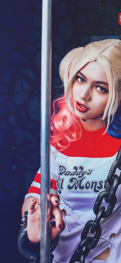 Fond d'écran iPhone Harley Quinn Woman Cosplay HD
