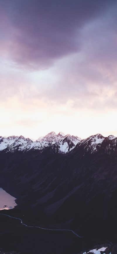 Fond d'écran iPhone Aoraki Mount Cook National Park New Zealand Beautiful Scenery