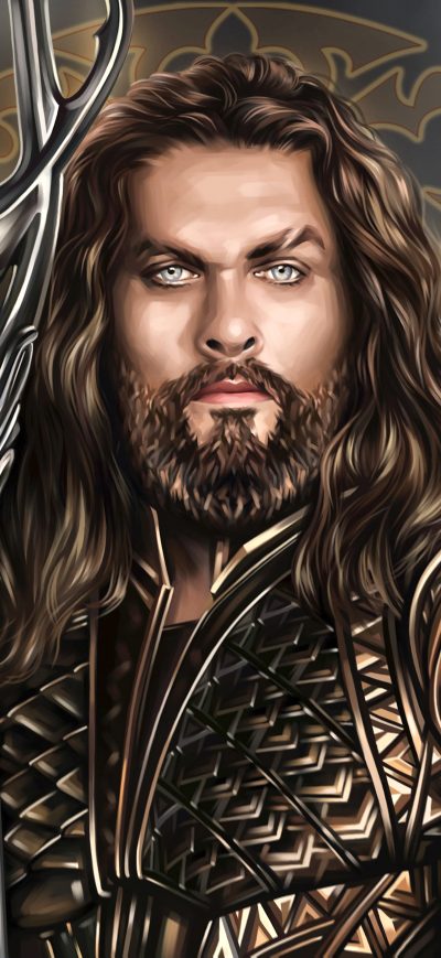Fond d'écran Aquaman 4k Arts sur iPhone