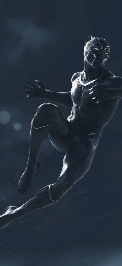 Fond d'écran iPhone Black Panther Fanart