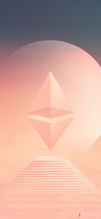 Fond d'écran iPhone Ethereum Illustration