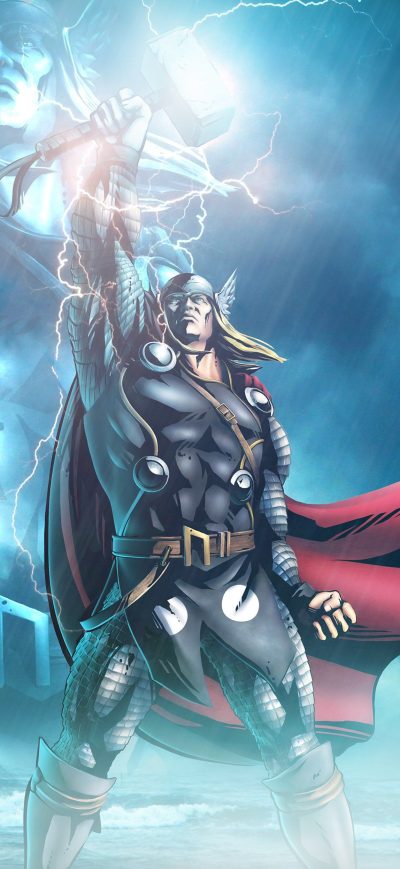 Fond d'écran iPhone Marvel Vs Capcom 3 Thor 4k