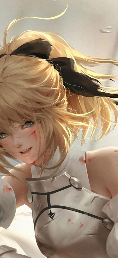 Fond d'écran iPhone Saber Lily Fate Grand Order 4k