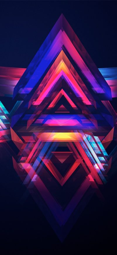 Fond d'écran iPhone Abstract Pyramids