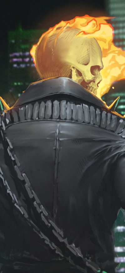 Fond d'écran iPhone 4k Ghost Rider 2020 Artwork