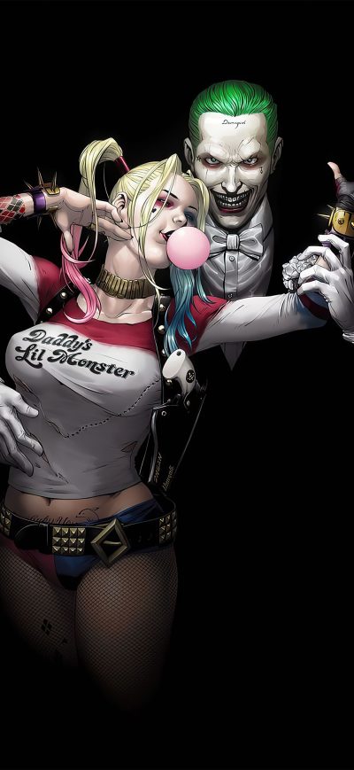 Fond d'écran Harley Quinn And Joker Dance sur iPhone