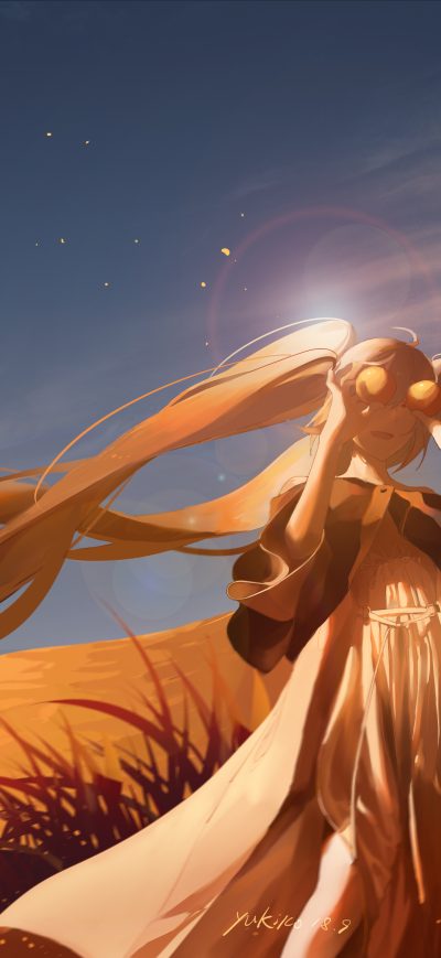 Fond d'écran iPhone Hatsune Miku Fan Art