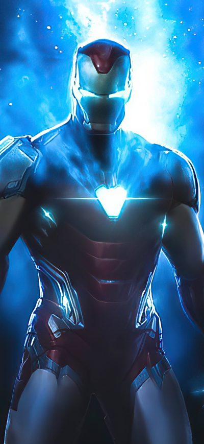 Fond d'écran iPhone Iron Man Space Stone 4k