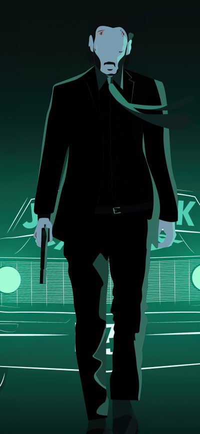 Fond d'écran iPhone John Wick Chapter 4 Artwork