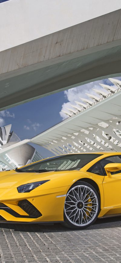 Fond d'écran iPhone Lamborghini Aventador S 2019 4k