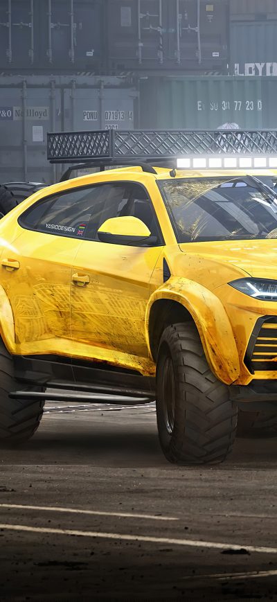 Fond d'écran iPhone Lamborghini Urus Concept Art 4k