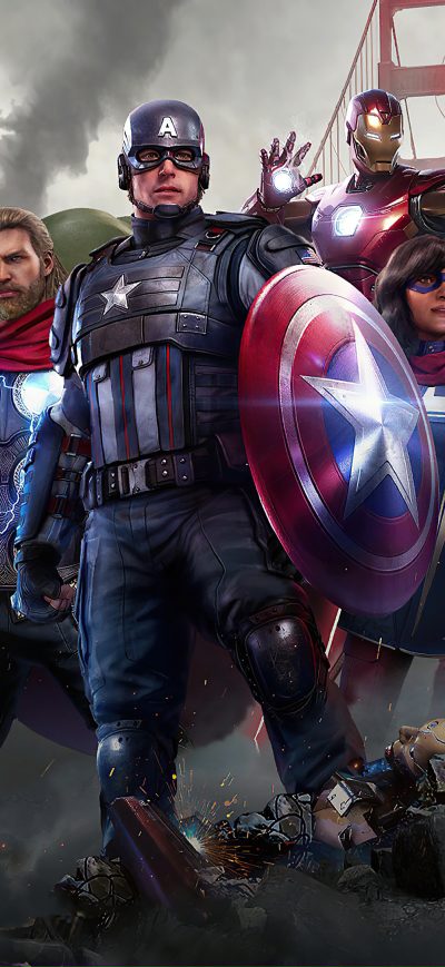 Fond d'écran iPhone 4k Marvels Avengers 2020
