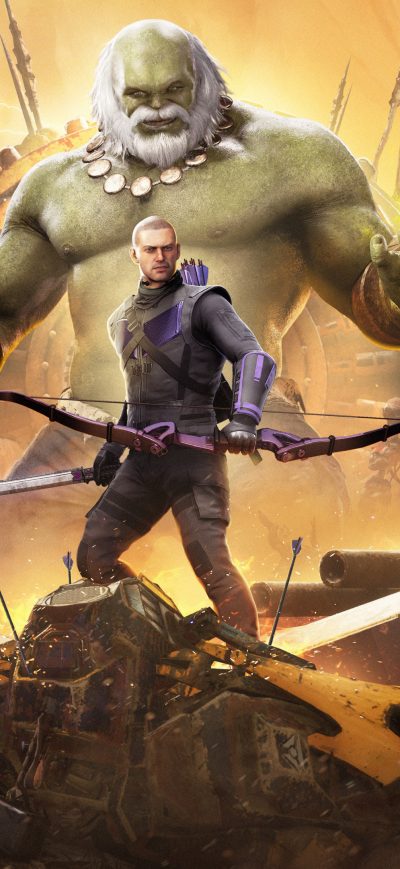 Fond d'écran iPhone Marvels Avengers Operation Hawkeye Future Imperfect 4k