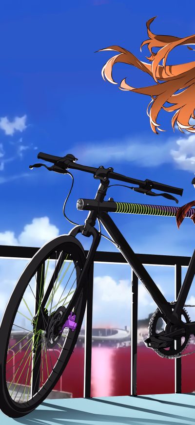 Fond d'écran iPhone Asuka Bicycle 4k