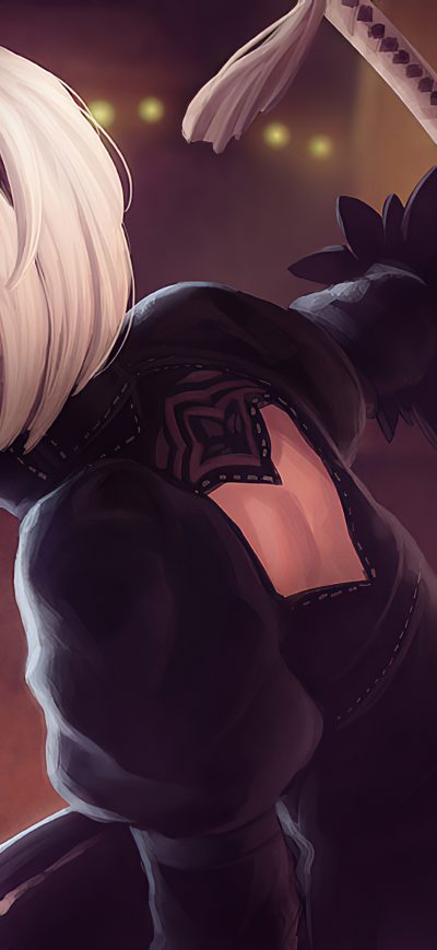 Fond d'écran iPhone 4k 2B NieR Automata 4k