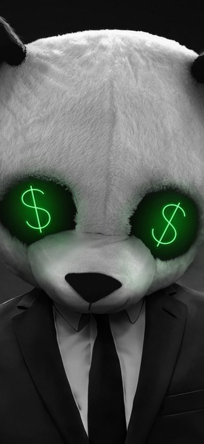 Fond d'écran iPhone Panda Dollar