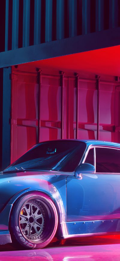 Fond d'écran Porsche Rwb Concept 4k sur iPhone