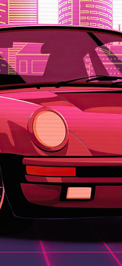 Fond d'écran iPhone Porsche Retro Style