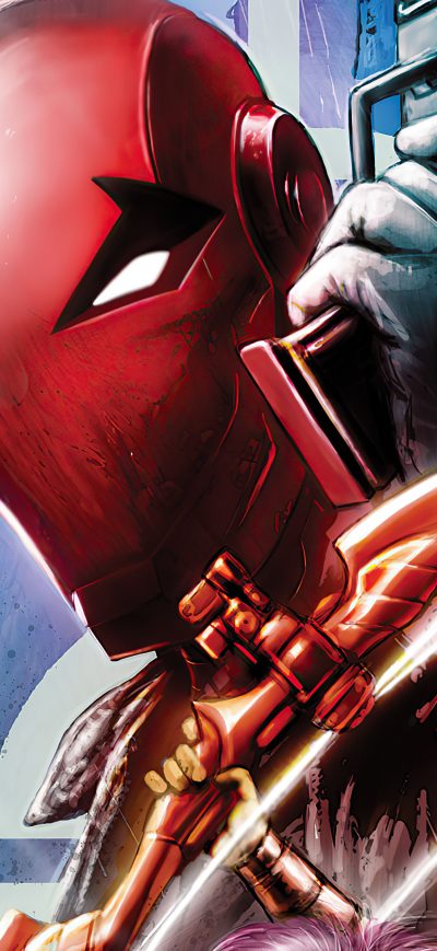 Fond d'écran iPhone Red Hood Arsenal 4k