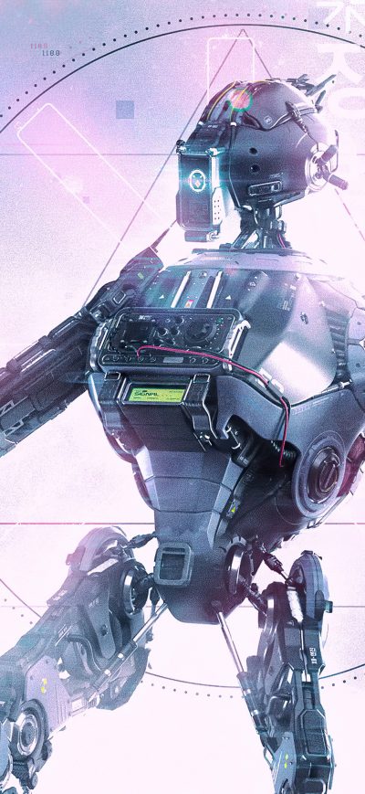 Fond d'écran iPhone Scifi Droid Concept 4k