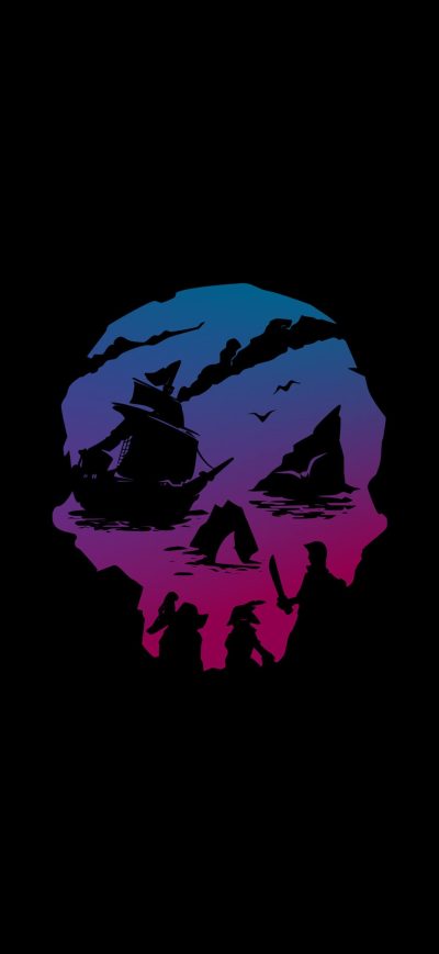 Fond d'écran iPhone Sea Of Thieves Logo