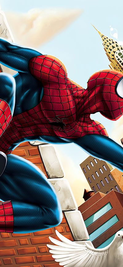 Fond d'écran iPhone Spider Man 2020 Artwork Birds