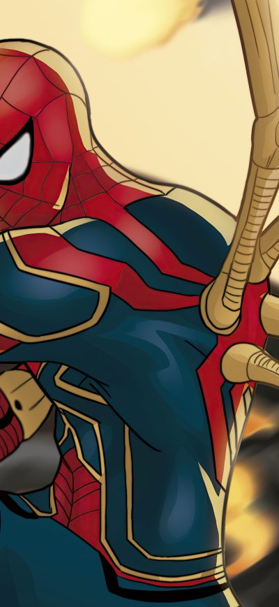 Fond d'écran iPhone Spiderman 2020 Art 4k
