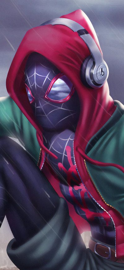 Fond d'écran iPhone Miles Morales New 4k Art